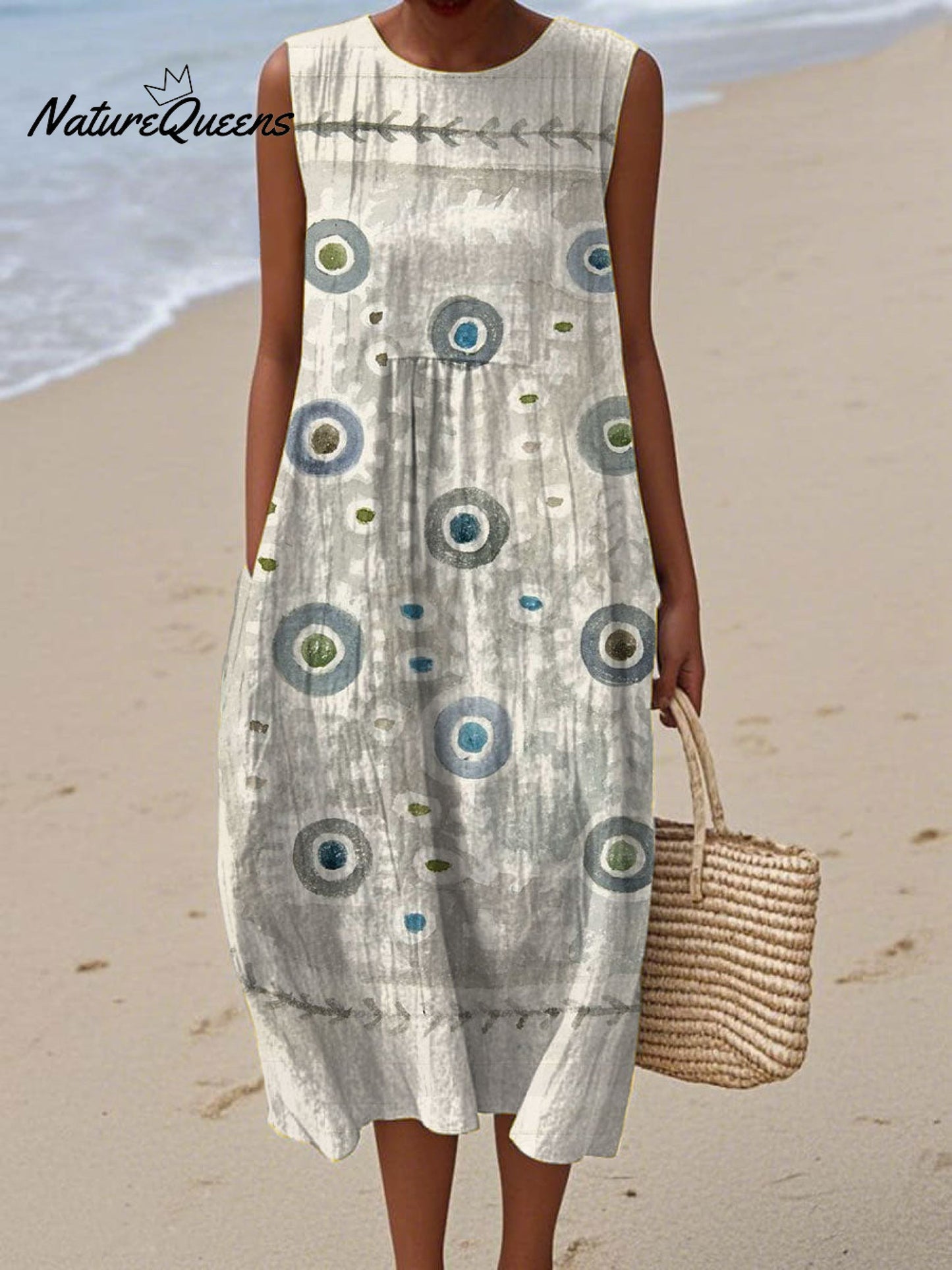 Luna | Boho Dot Dress