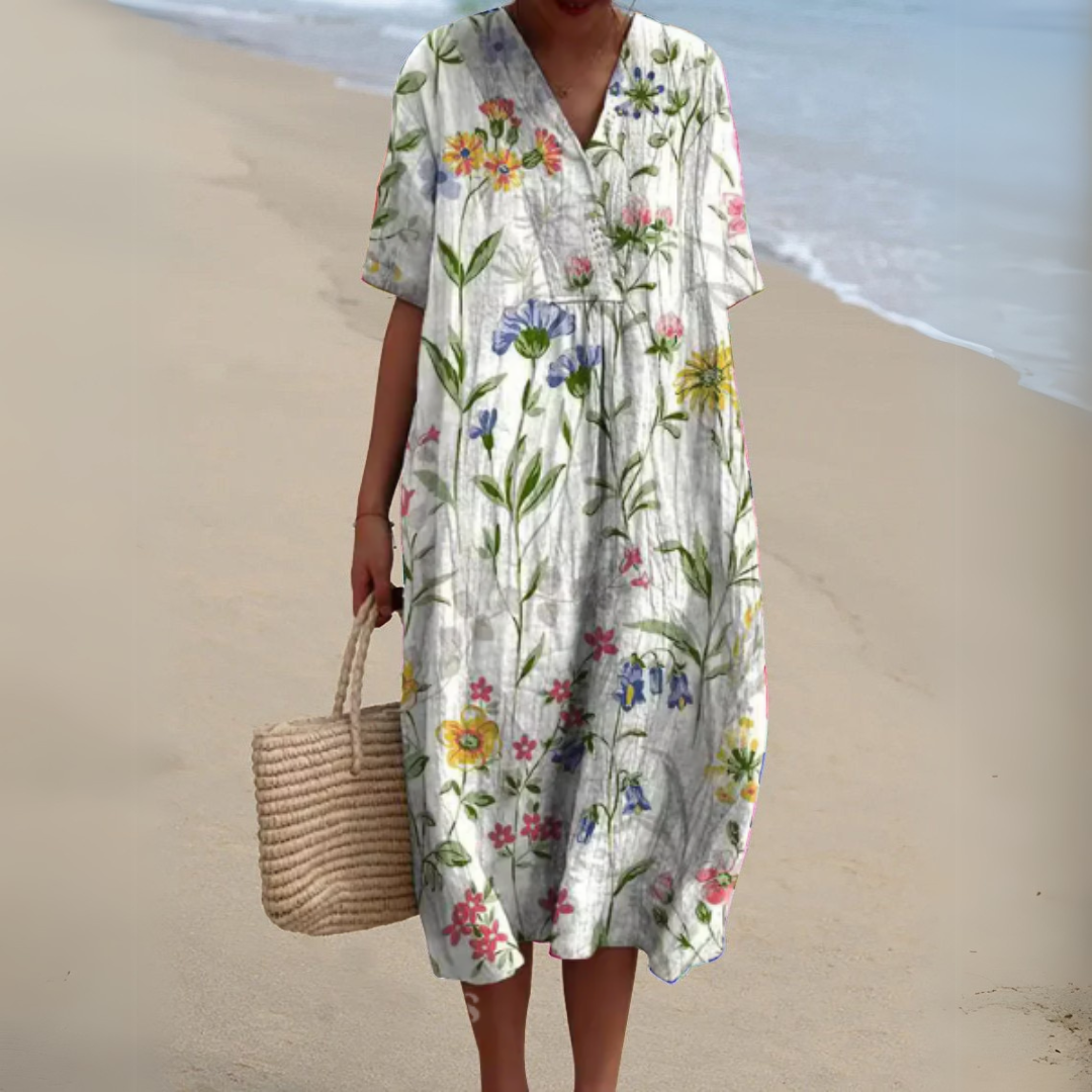 Nathalie™ | Elegant Flower Dress