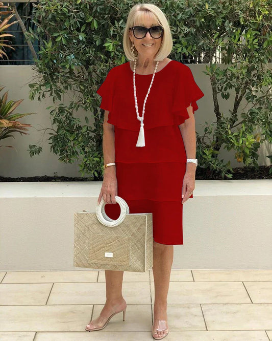 Juliette – Robe Élégante en Mousseline de Soie