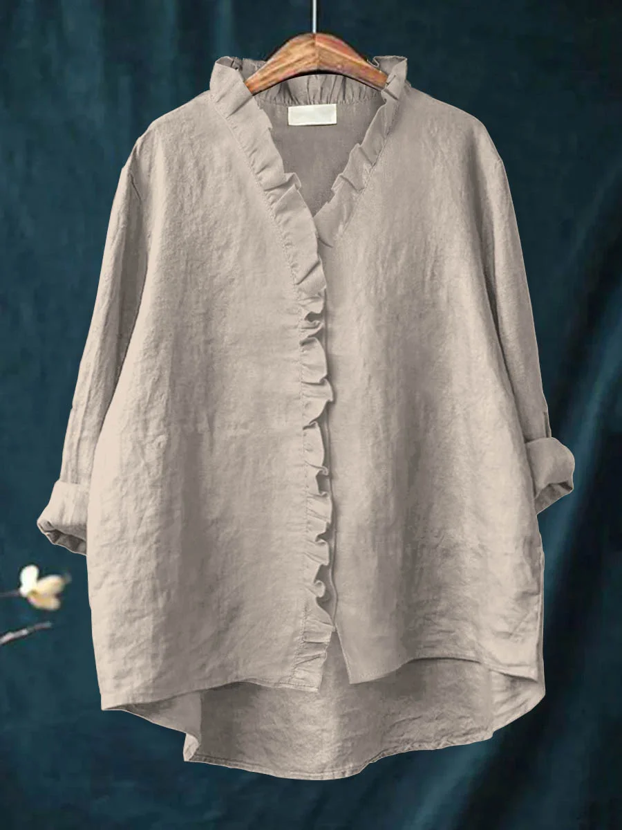 Susan | Ruffled Shirt