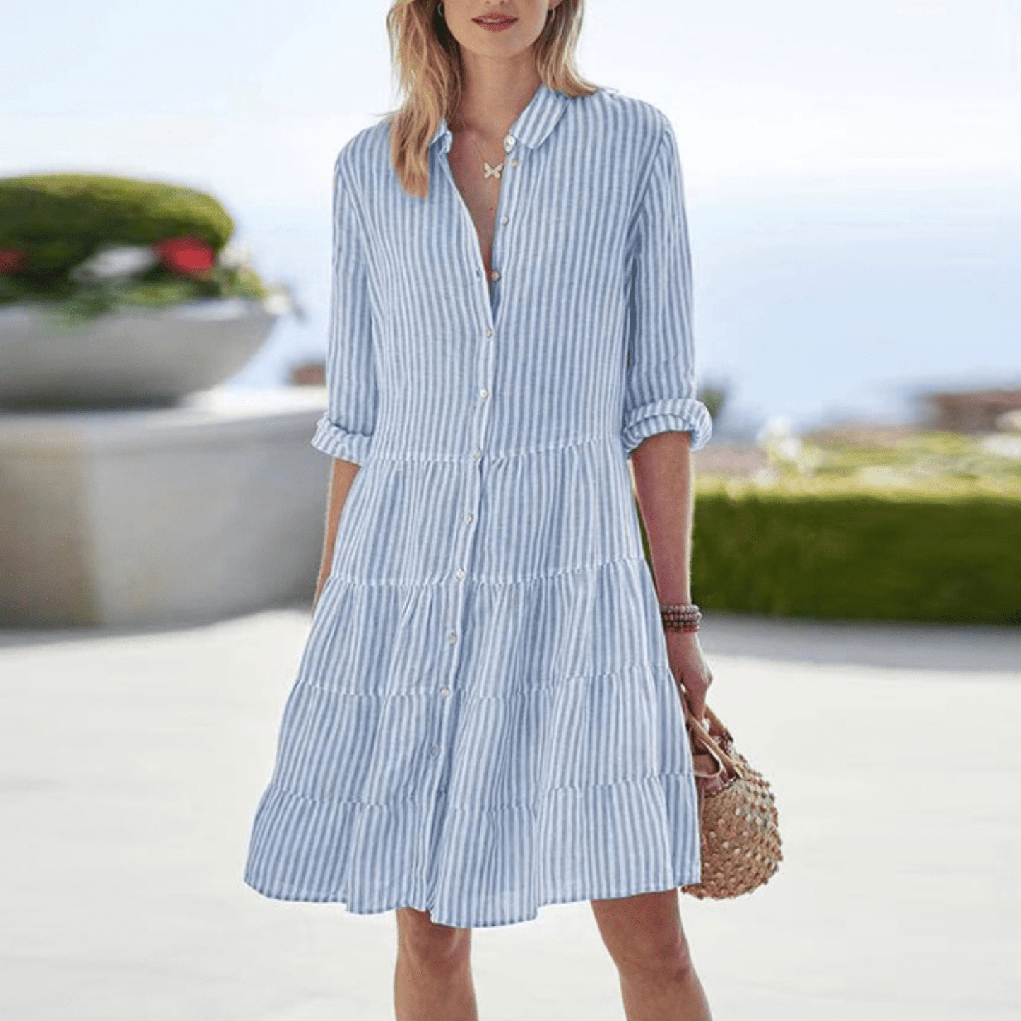 Karen | Breezy Striped Dress