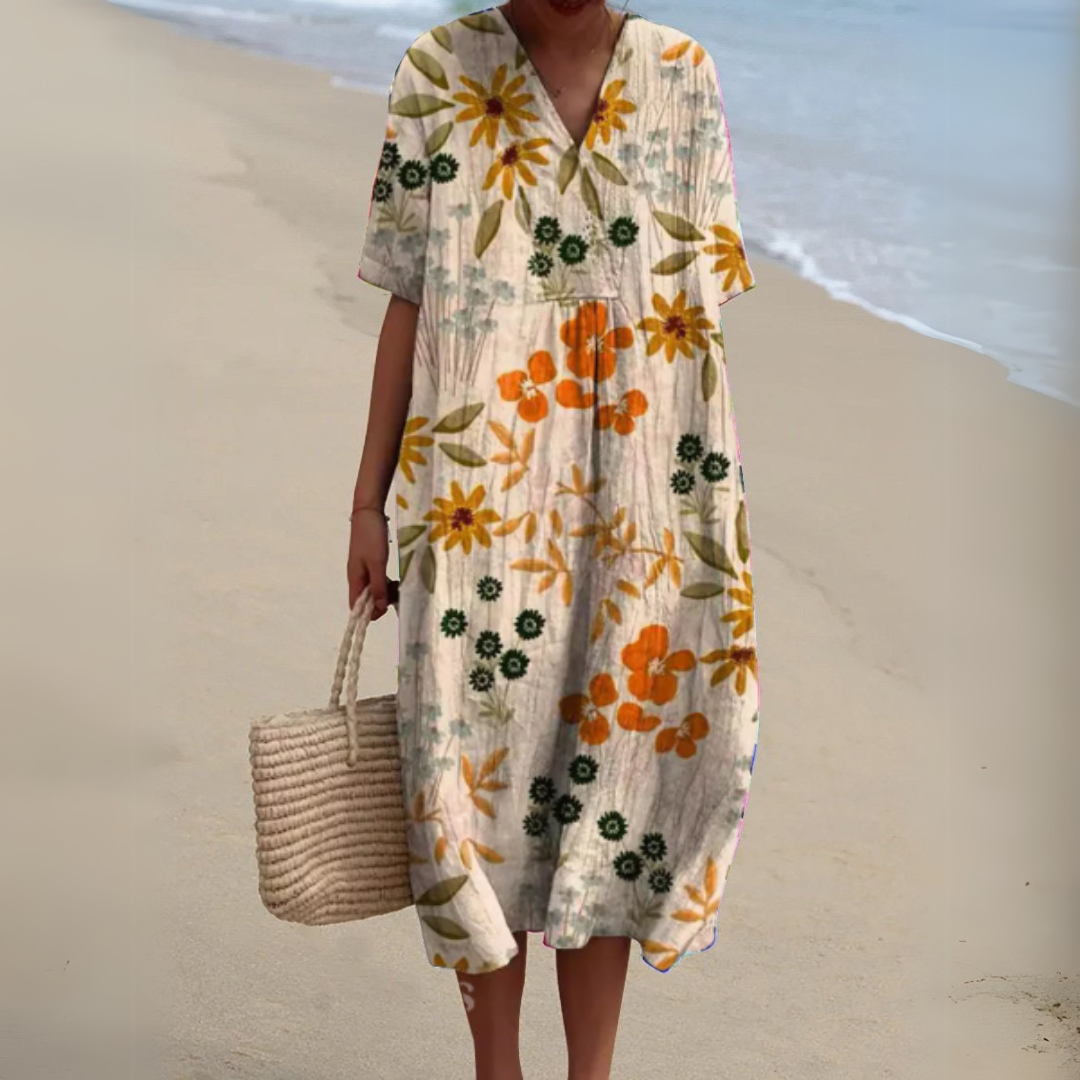 Audrey - Elegant Floral Dress