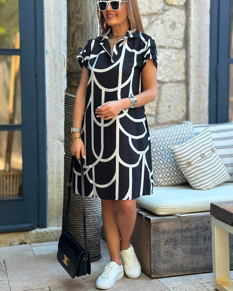 Margaux™ | Robe à Manches Courtes
