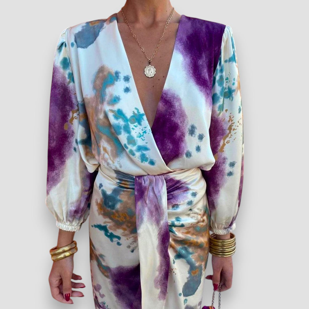 Larissa | Robe Élégante à Décolleté en V