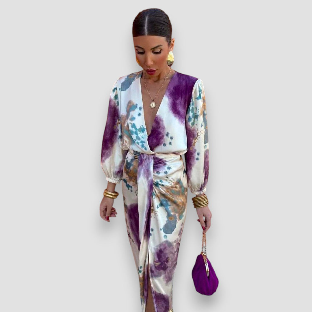 Larissa | Robe Élégante à Décolleté en V