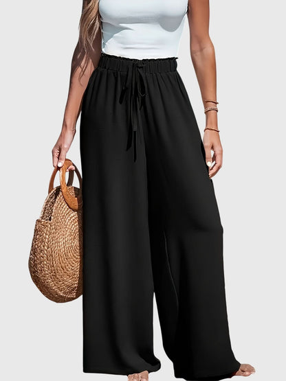 Seraphina | Elegant High-Waisted Wide-Leg Pants