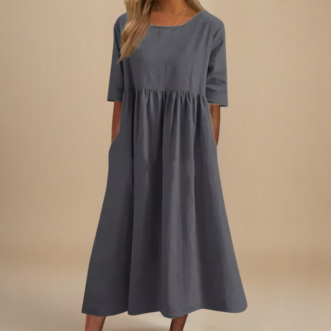 Sofia™ | Flattering Cotton Dress