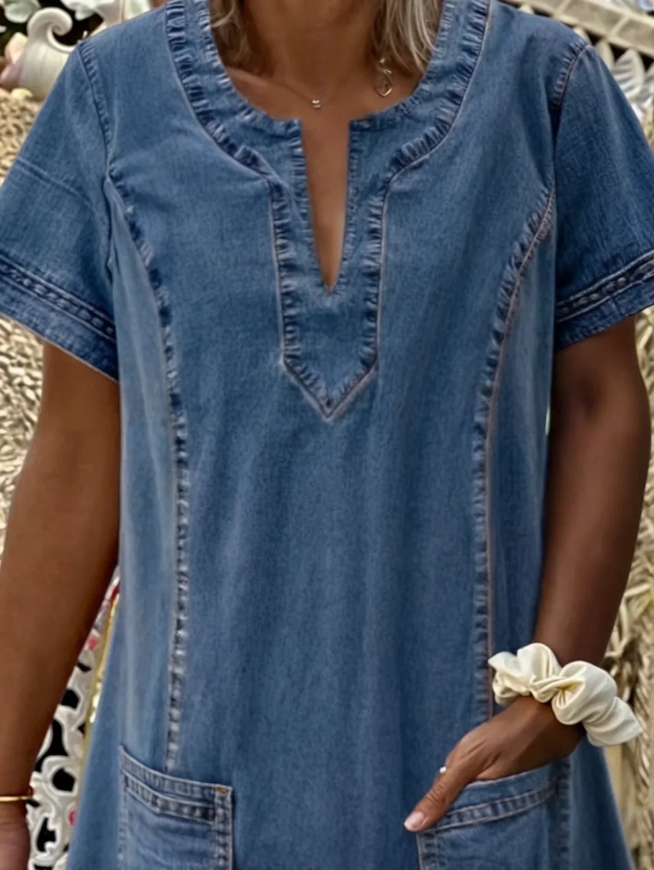 Mathea | Myk Denim Kjole
