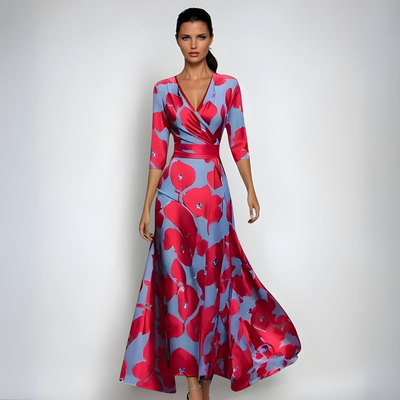 Isabelle | Robe de Luxe à Fleurs