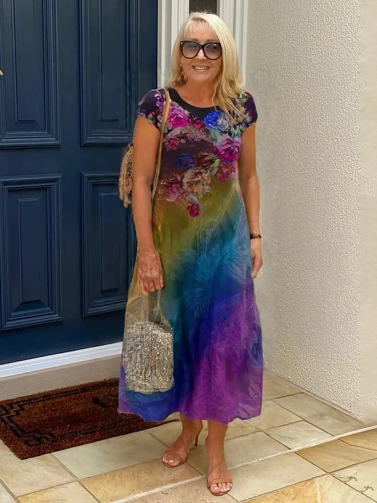 Camille – Robe Midi Décontractée