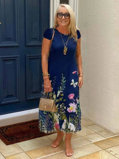 Camille – Robe Midi Décontractée