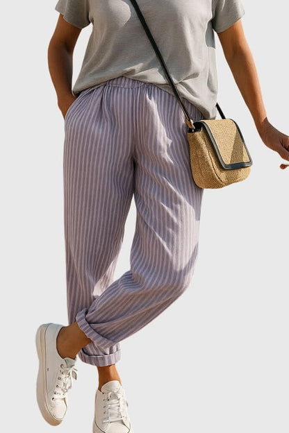 Maria - Striped Pants