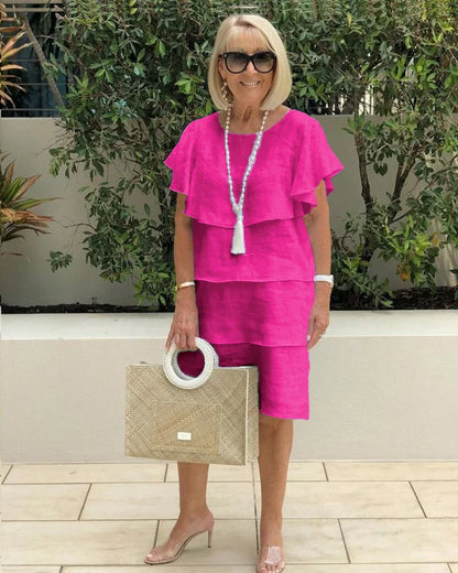 Juliette – Robe Élégante en Mousseline de Soie