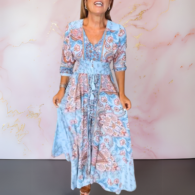 Torill™ | Elegant Sommerkjole med V-hals