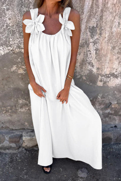 Margaux – Robe Maxi Décontractée Sans Manches