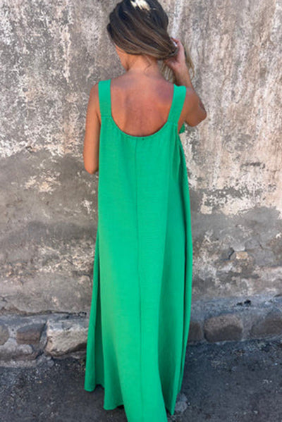 Margaux – Robe Maxi Décontractée Sans Manches