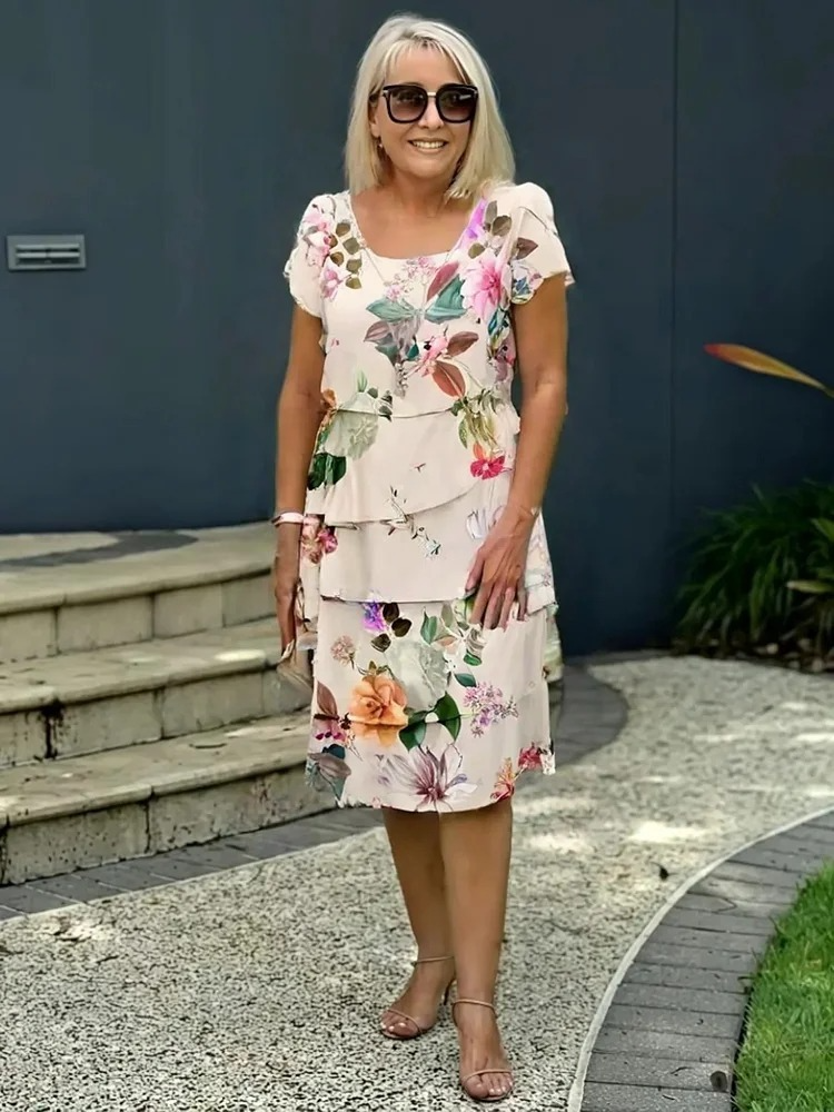 Karen – Elegant Floral Maxi Dress