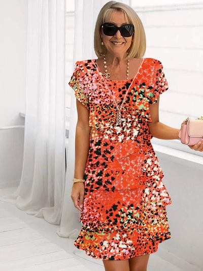Solveig - Elegant leopard dress