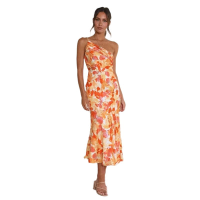 Noemi | Abito floreale in satin