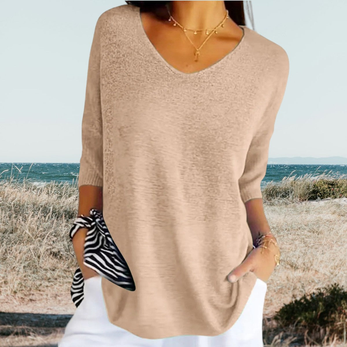 Nena | Stilfull V-Hals Casual Top