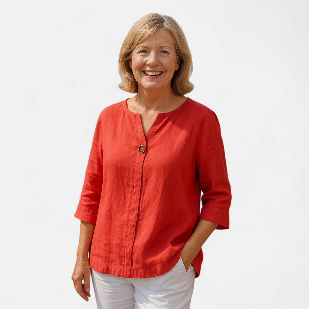 The Amelie | Flattering Loose Fit Blouse