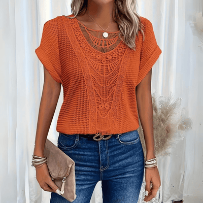 Siv™ | Elegant bluse i Ibiza-stil