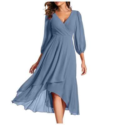 Mian | Elegante Abito a portafoglio con scollatura a V