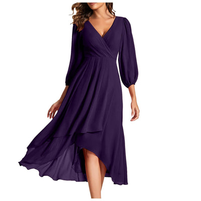 Mian | Elegante Abito a portafoglio con scollatura a V