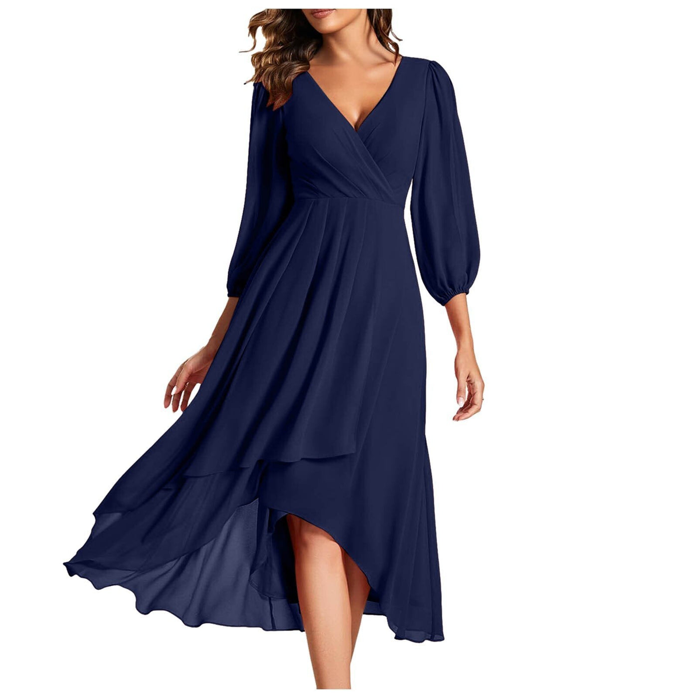 Mian | Elegante Abito a portafoglio con scollatura a V