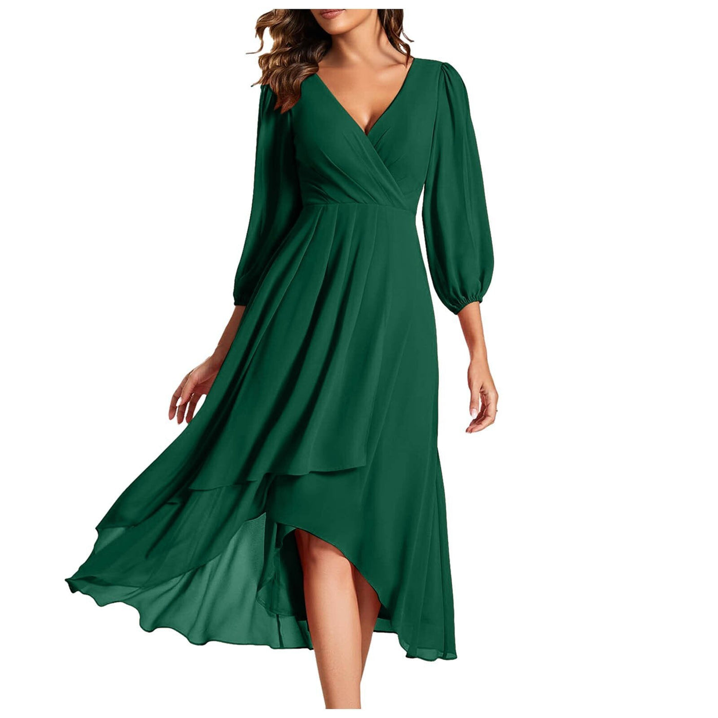 Mian | Elegante Abito a portafoglio con scollatura a V
