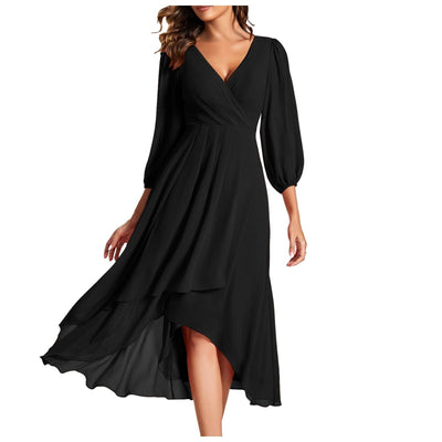 Mian | Elegante Abito a portafoglio con scollatura a V