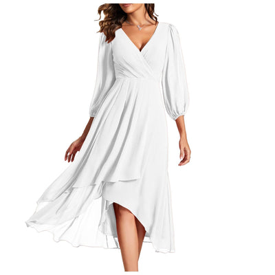 Mian | Elegante Abito a portafoglio con scollatura a V