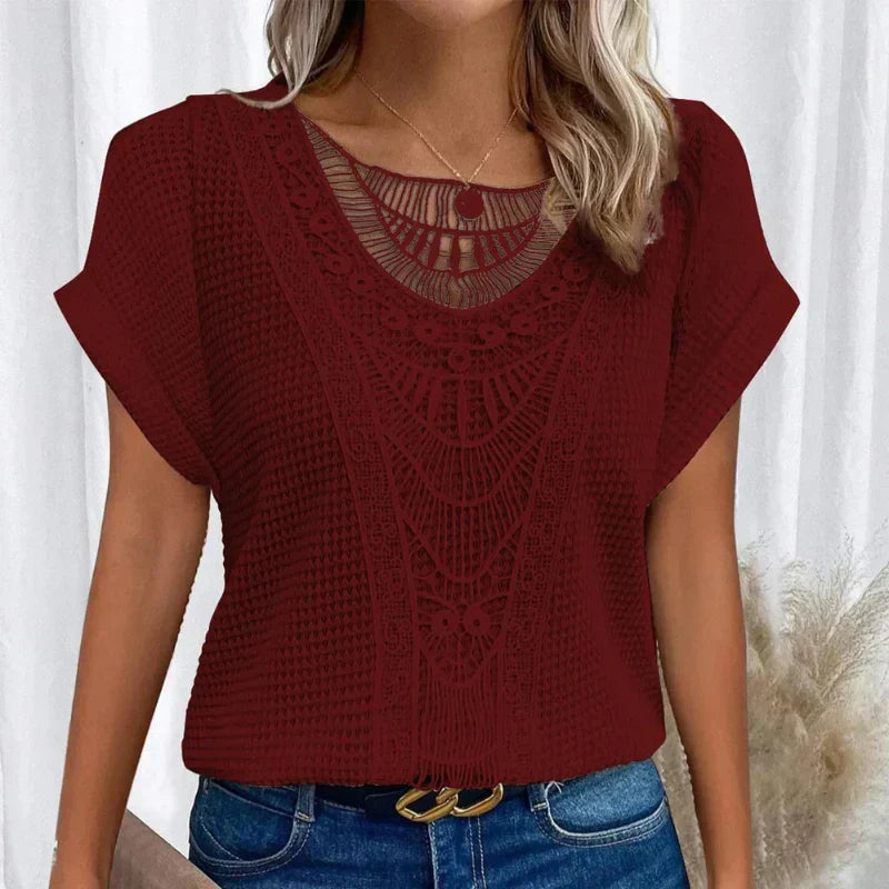 Siv™ | Elegant bluse i Ibiza-stil
