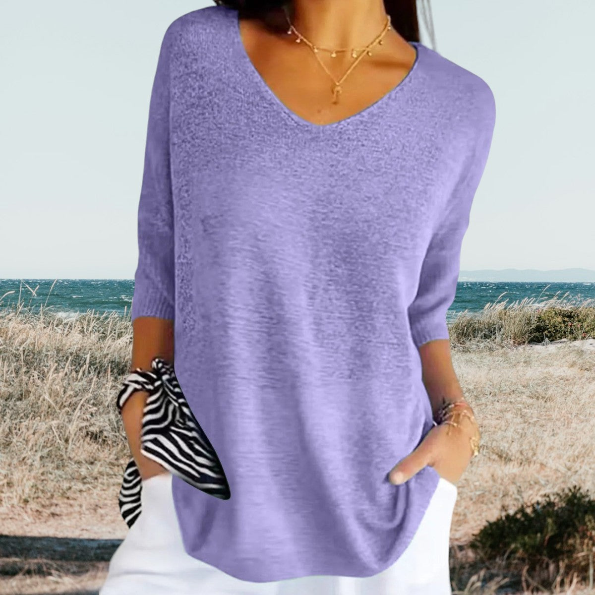 Nena | Stilfull V-Hals Casual Top
