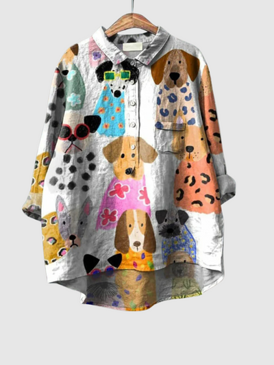 Alma™ | Oversized kunstnerisk skjorte