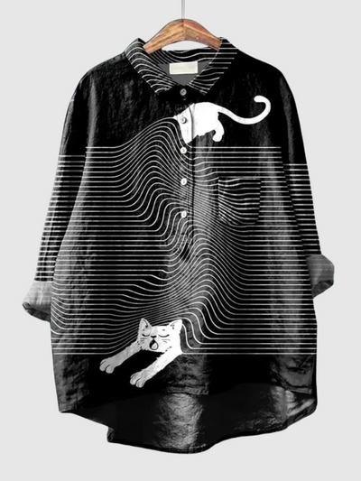 Alma™ | Oversized kunstnerisk skjorte