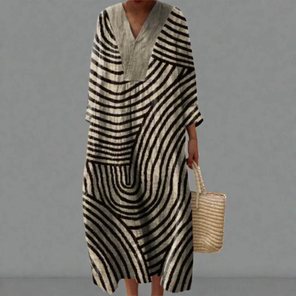 Marit™ | Elegant Geometric Dress