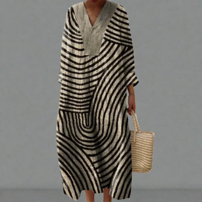 Marit™ | Elegant Geometric Dress
