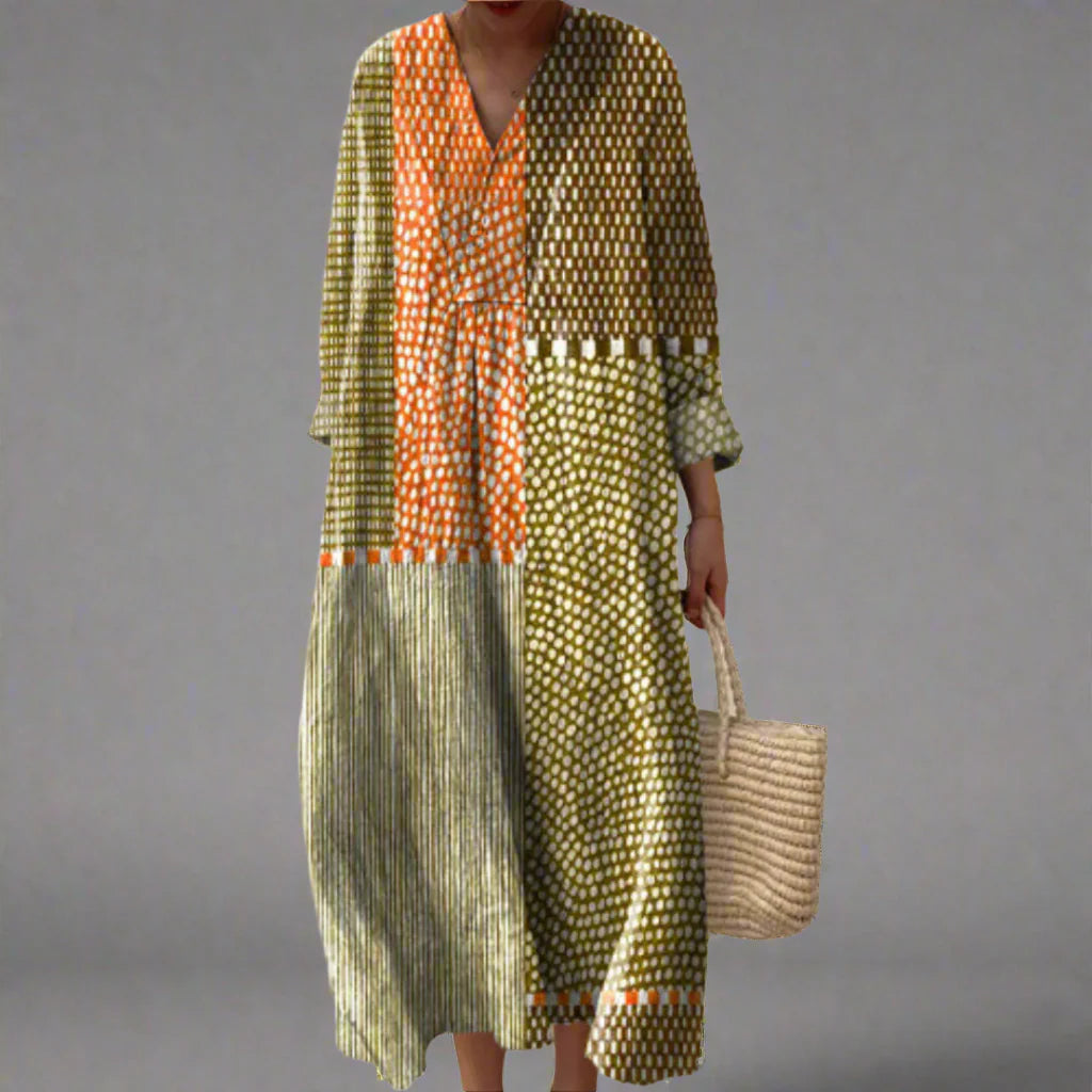 Lia™ | Elegant Geometric Dress