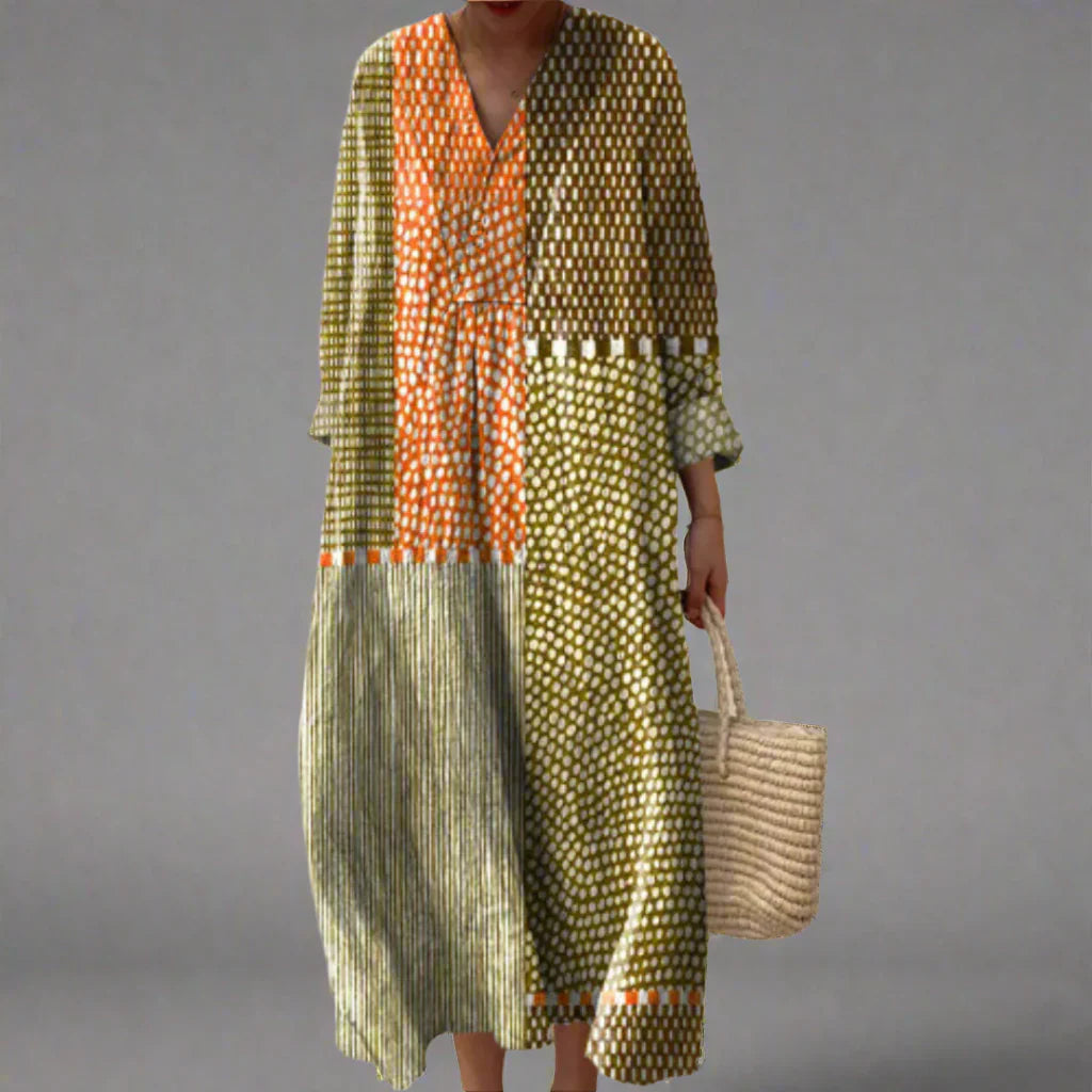 Marit™ | Elegant Geometric Dress