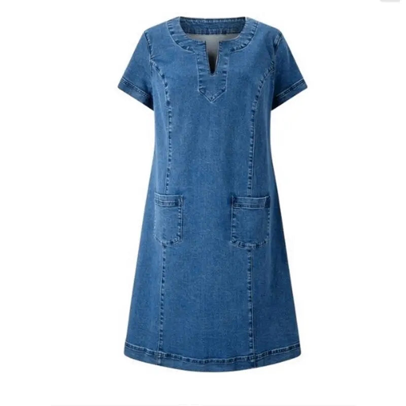 Mathea | Myk Denim Kjole