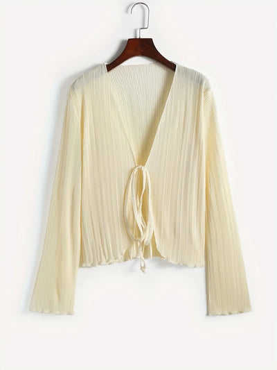 Mikaela™ | V-Hals Strikket Topp