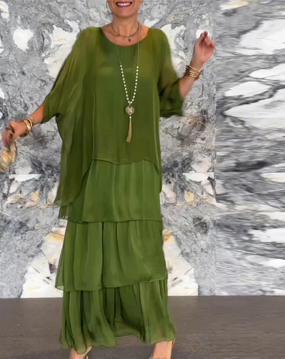 Chiara | Abito Maxi Fluido – Eleganza Senza Sforzo