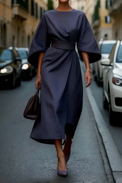 Melanie | Elegant Dress with Puff Sleeves
