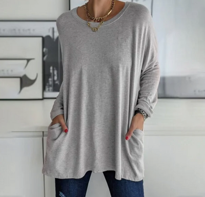 Ava™ | Casual Oversized Tunika med lommer