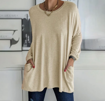 Ava™ | Casual Oversized Tunika med lommer