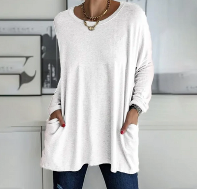 Ava™ | Casual Oversized Tunika med lommer