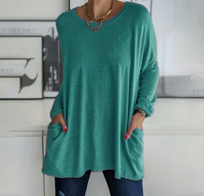 Ava™ | Casual Oversized Tunika med lommer