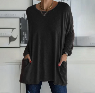 Ava™ | Casual Oversized Tunika med lommer