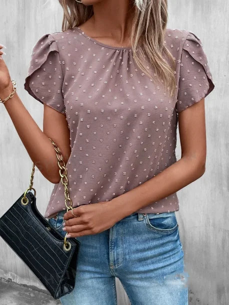 Eloisa | Elegant Bluse med Prikker